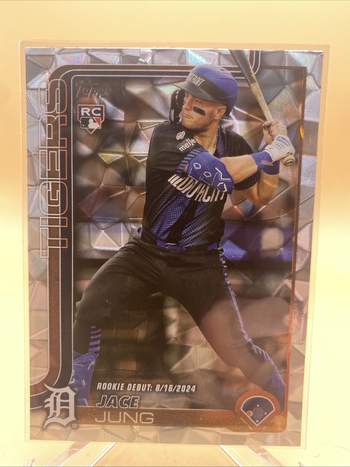 2025 Topps Update Series - Rookie Debut Jace Jung #US93 Diamante Foil (RC)