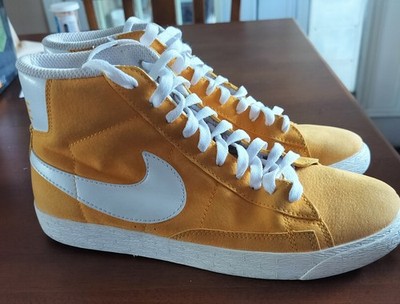 Nike Blazer Mid Premium Retro Gold Suede 488060 816 Men s Size 7 Vintage Rare