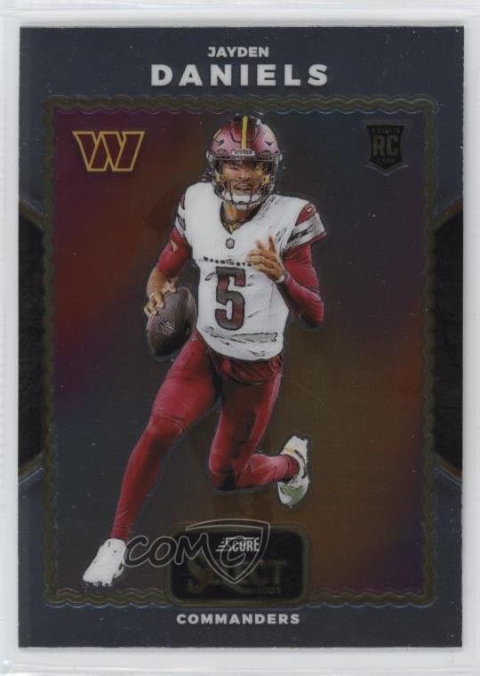 2024 Panini Select Score Select Throwback Jayden Daniels #16 1sj8