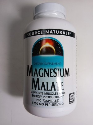 Source Naturals, Magnesium Malate 3750 mg per Serving  200 Capsules