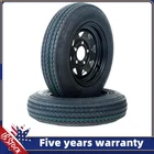 4.80-12 4.80x12 480-12 Trailer Tires on Rim 12" Rim 5 lug on 4.5" Load Rang C T