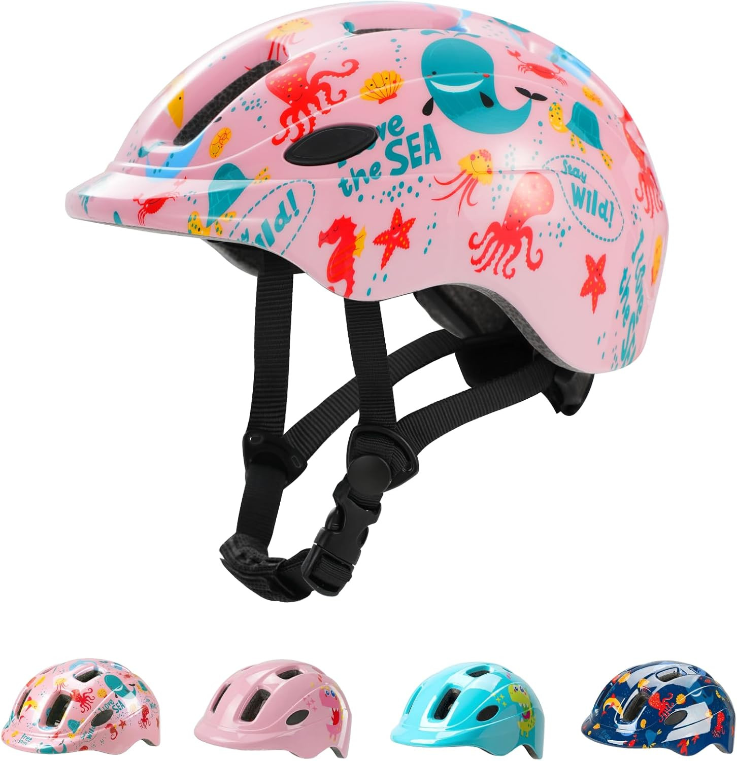 Kids Children Bike Helmet - CE Certified Lightweight Adjustable Toddler Bike Hel