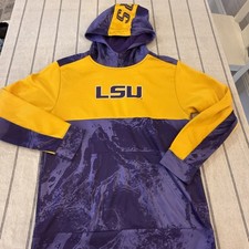 LSU Hoodie Gen 2 Youth XL NWOT College Apparel /Football Season/ LSU TIGERS