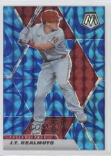 2021 Panini Mosaic Reactive Blue Mosaic Prizm JT Realmuto #185 0hk3