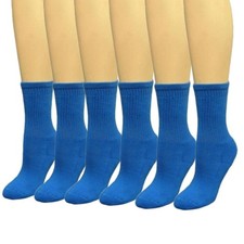 COUVER Kids Child Youth Midcalf Softball Baseball Socks, 6 Pairs Set