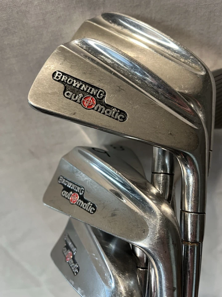 BROWNING AUTOMATIC Golf Irons Set 3-9 Right Hand Steel Reg Flex Victory Grips - Image 2 of 4