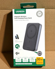 UGREEN Qi2 Magnetic Wireless Power Bank 30W 10000mAh USB-C Black MagSafe