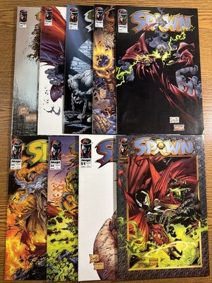 Spawn #50 51 52 53 54 55 56 57 59 1992 Series Image Lot Run Set Mcfarlane VF/NM