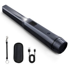 Rechargeable Metal Detector Pinpointer with LCD Screen and Adjustable