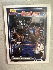 Magic Johnson 1992 Topps Highlight Card 2