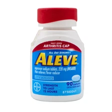Aleve Naproxen Sodium Arthritis Pain Reliever & Fever Reducer 90ct EXP 03/2026+