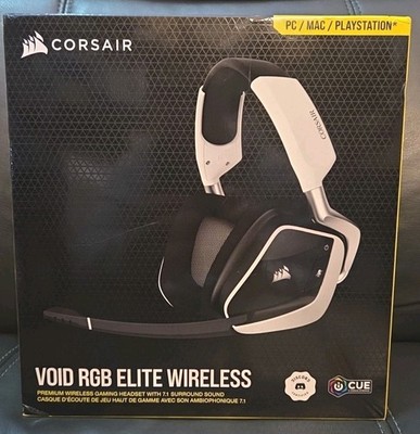 Corsair VOID RGB Elite Premium Wireless Gaming Headset w/7.1 Surround Sound OpBx