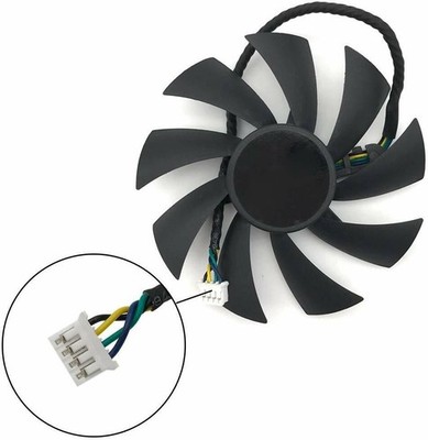 87mm 4Pin 2   Bearing   VGA Video Card PowerLogic Fan PLA09215B12H 42mm 12V #pq