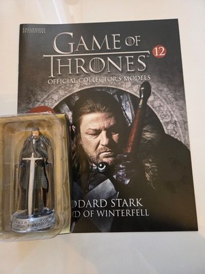 Game of Thrones Eddard Stark #12 offizielles Sammlermodell + Magazin GOT