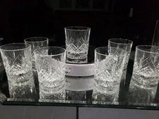 (1) Whiskey Tumbler 3" Glass, Cut Clear Crystal Edinburgh Montrose Signed