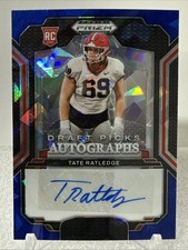 2025 Panini Prizm Draft - BLUE ICE AUTO - Tate Ratledge RC 74/149