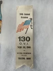 1908 TOLEDO OH 130th OHIO INFANTRY GAR CIVIL WAR VET GRAND ARMY REUNION RIBBON