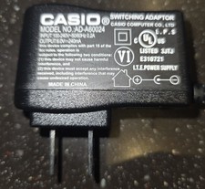 Casio AD-A60024 Switching Adaptor 6V 240mA Power Supply AC Adapter NEW OEM