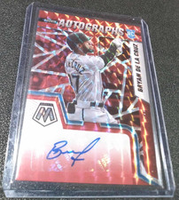 2022 Panini Mosaic Choice Fusion Prizm Rookie Autograph Bryan De La Cruz!