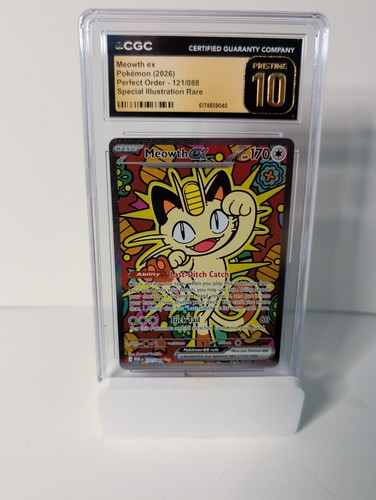 Meowth ex 121 CGC Pristine 10! LOW POP