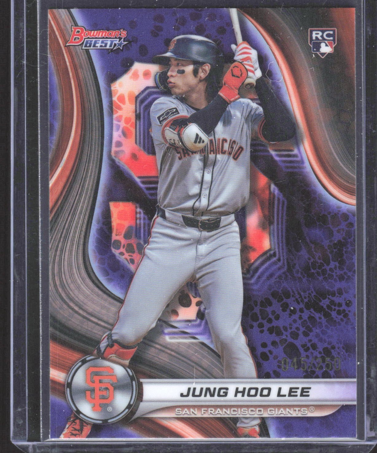 2024 Bowman's Best Purple Refractor /250 RC JUNG HOO LEE
