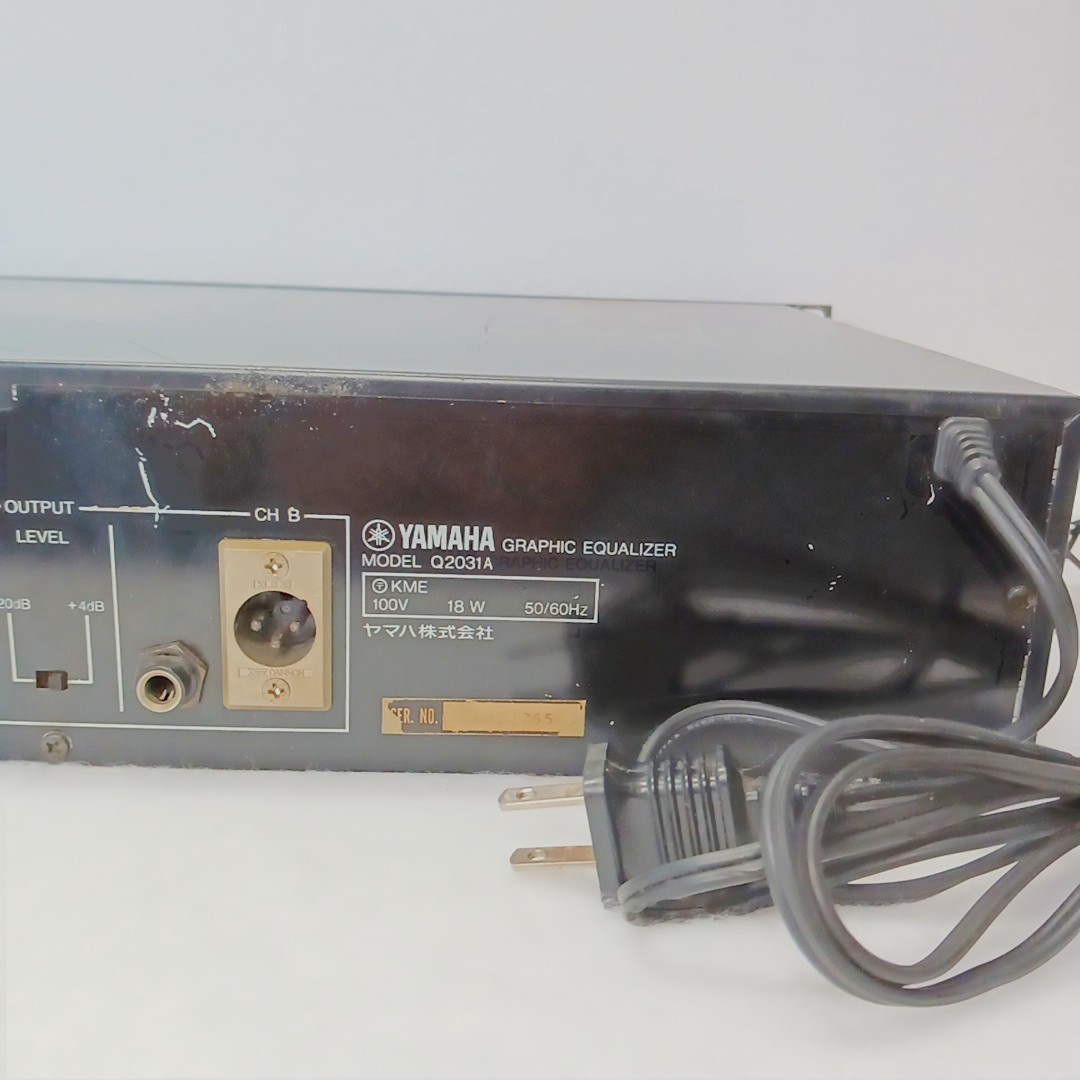 Yamaha Q2031A Graphic Equalizer 31 Band Audio 2U Rackmount Tested