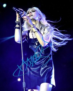 Taylor Momsen Autographed "The Pretty Reckless" 8 x 10 Color Photo
