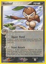 Pokemon Nuzleaf (45/112) Hidden Legends MP REVERSE HOLO on eBay
