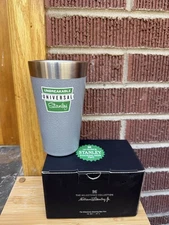 Stanley Adventure StayChill Hammertone Silver Stacking Beer Pint 16oz Stanley