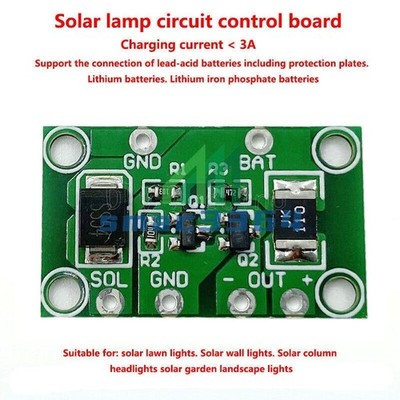 3.2V 3.7V 6/12V 1A Light Control Lawn Lamp Circuit Control Board NEW *kk