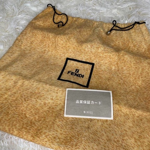 -FENDI- Mamma Baguette Hobo Shoulder Bag Brown Corduroy 2258 26426 009 Y2K Auth - Picture 9 of 10