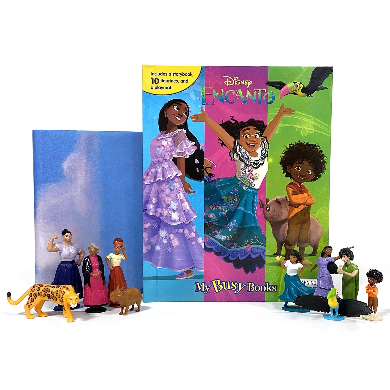 Disney Encanto My Busy Books - Storybook, 10 figurines, playmat