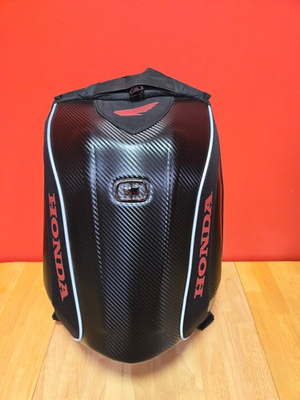 #ad CUSTOM HONDA HARD SHELL MOTORCYCLE BACKPACK $125.00