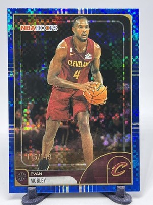 2025-26 Topps NBA Hoops Evan Mobley Blue Light Burst /149 