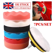 7x 6'' 150mm Car Polisher Polishing Pads for Drill Sponge Buffer Waxing Buffing