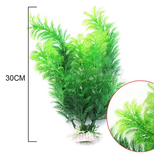 30cm Aquarium Large Artificial Fish Tank Plastic Ornament Water Plant - Picture 8 of 10