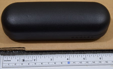 OAKLEY Eyeglass Sunglass Black Faux Leather Hard Clamshell Small CASE ONLY MS307