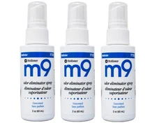 Hollister m9 Odor Eliminator Spray Unscented, 2 ounce Pump Spray Bottle, 3 Count