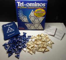Pressman Special Friendship Edition Tri-Ominos Triangular Dominos 2004 Complete