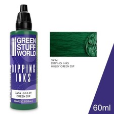 Dipping ink 60 ml - HULKY GREEN DIP - Contrast instant speed paint glaze