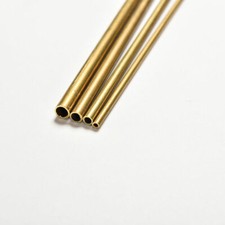 Brass Tube Pipe Tubing Round Inner 2mm 3mm 4mm 5mm Long 300mm Wall 0.5mm Nice 3C