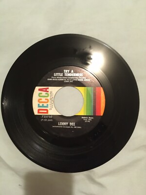 Lenny Dee - Try A Little Tenderness / Help Yourself (Gli Oacche Miei)  45 Vinyl