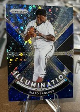 Sixto Sanchez /199 ROOKIE ILLUMINATION BLUE DONUT CIRCLES SP Prizm 2021 Marlins