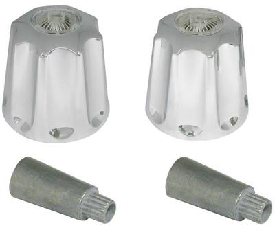 NEW DANCO 88860 PACK (2) CHROME GERBER MULTI-FIT FAUCET HANDLES 6105670