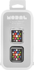 Modal- Bumper for Apple Watch44mm 2-Pack - Clear/Space Gray