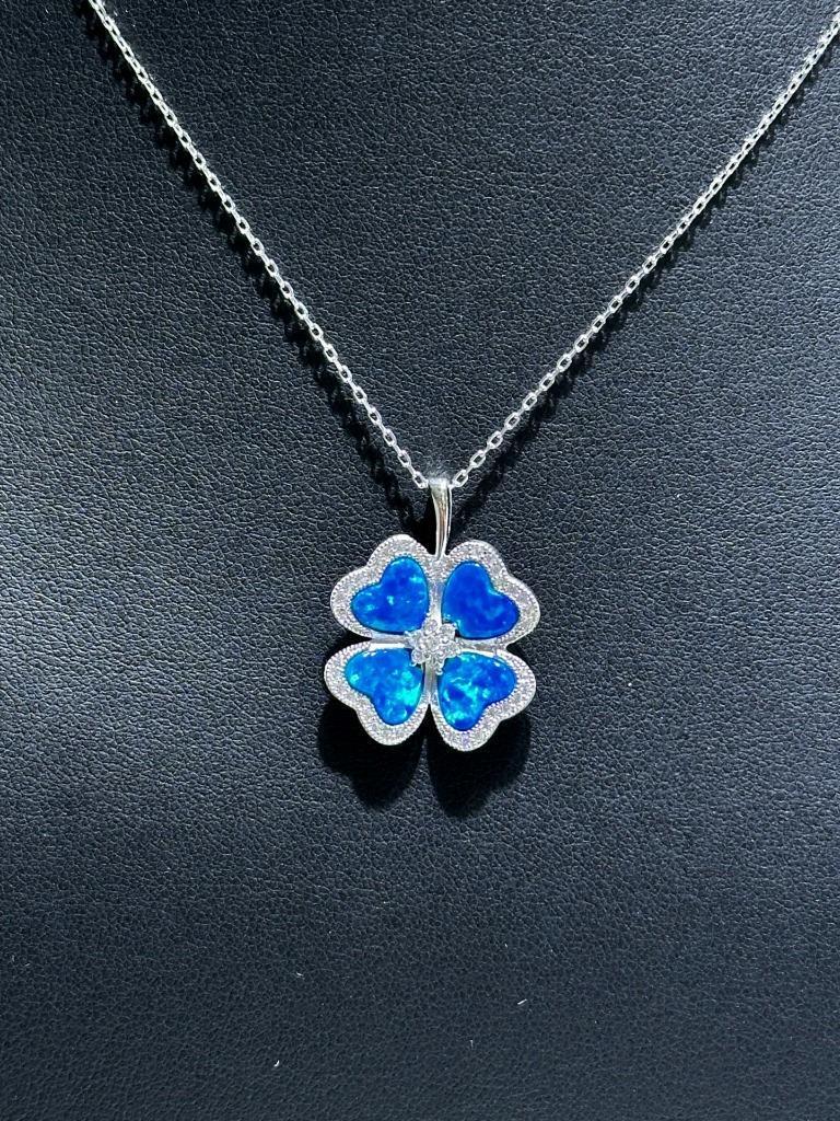 Royal Blue Pave Six Pointed Crystal Star Necklace Royal Blue Pave Six Pointed Crystal Star Necklace