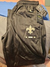 New Orleans Saints NFL On Field Nike TEAM Therma-Fit Sweatpants Youth XL Black