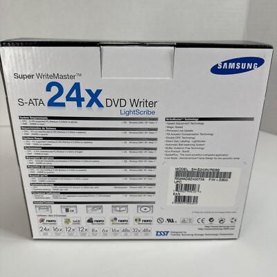 Samsung Super WriteMaster 24X DVD Writer SH-S243 Open Box | eBay