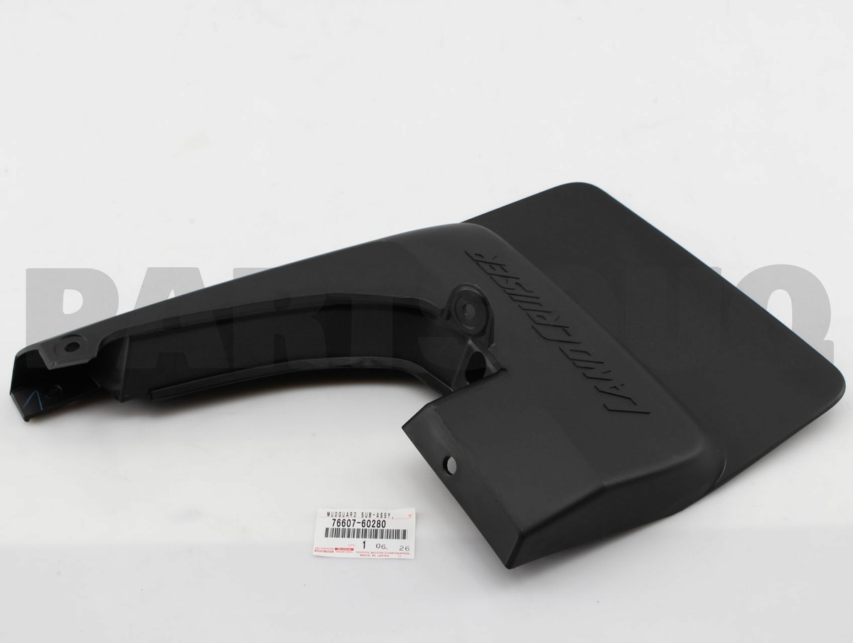 7660760280 Genuine Toyota MUDGUARD SUB-ASSY, QUARTER PANEL