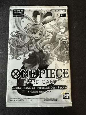 Kingdoms Of Intrigue Dash Pack Sealed Promo English One Piece Card Game Ccg Op04